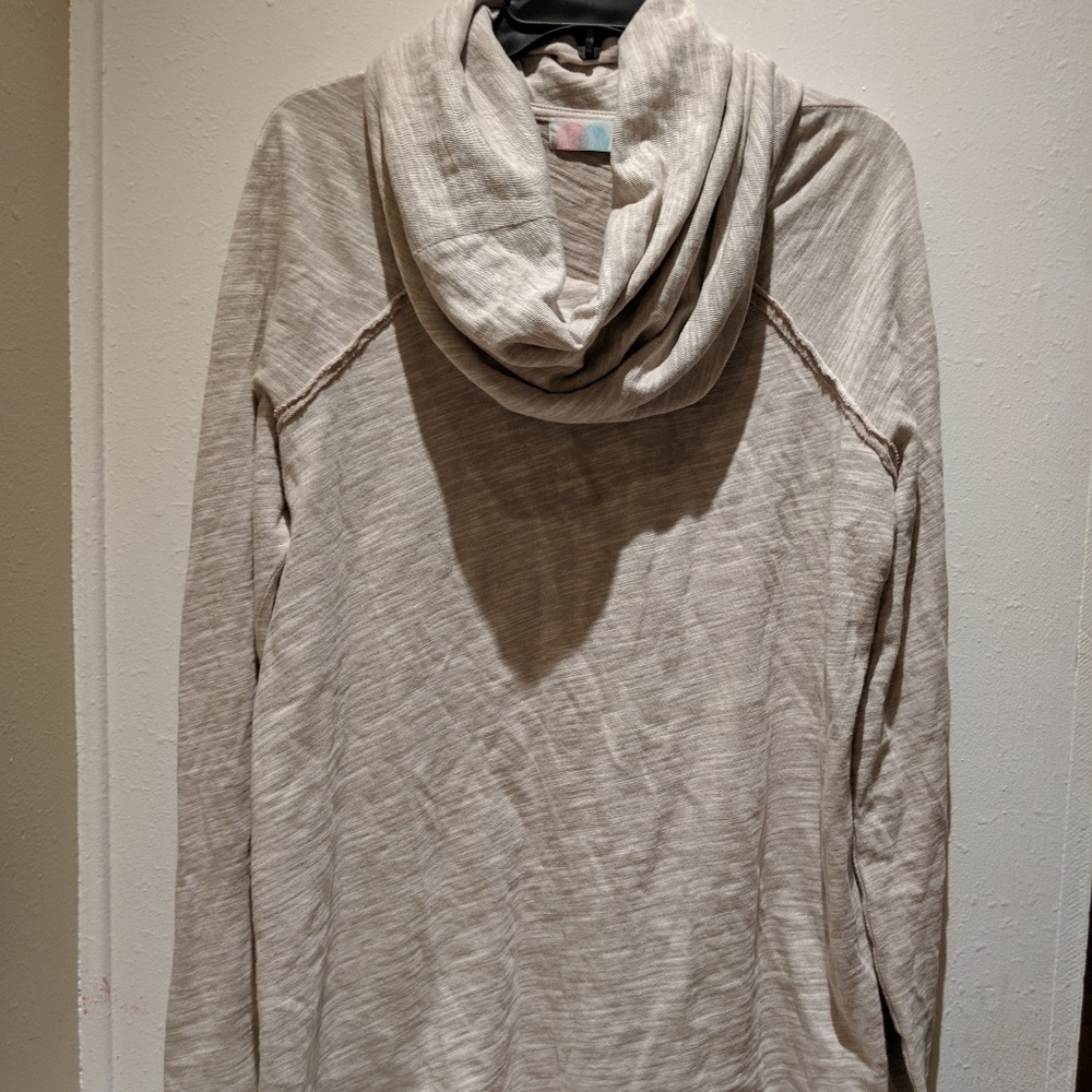 Free people beach two body cowl neck